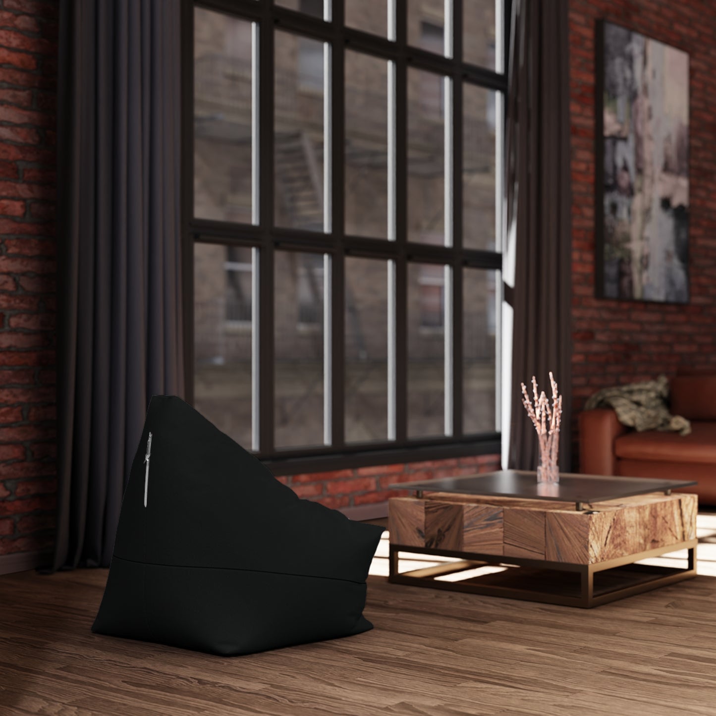 Black Bean Bag Chair Cover, Bean Bag Chair Cover - Ultra Line