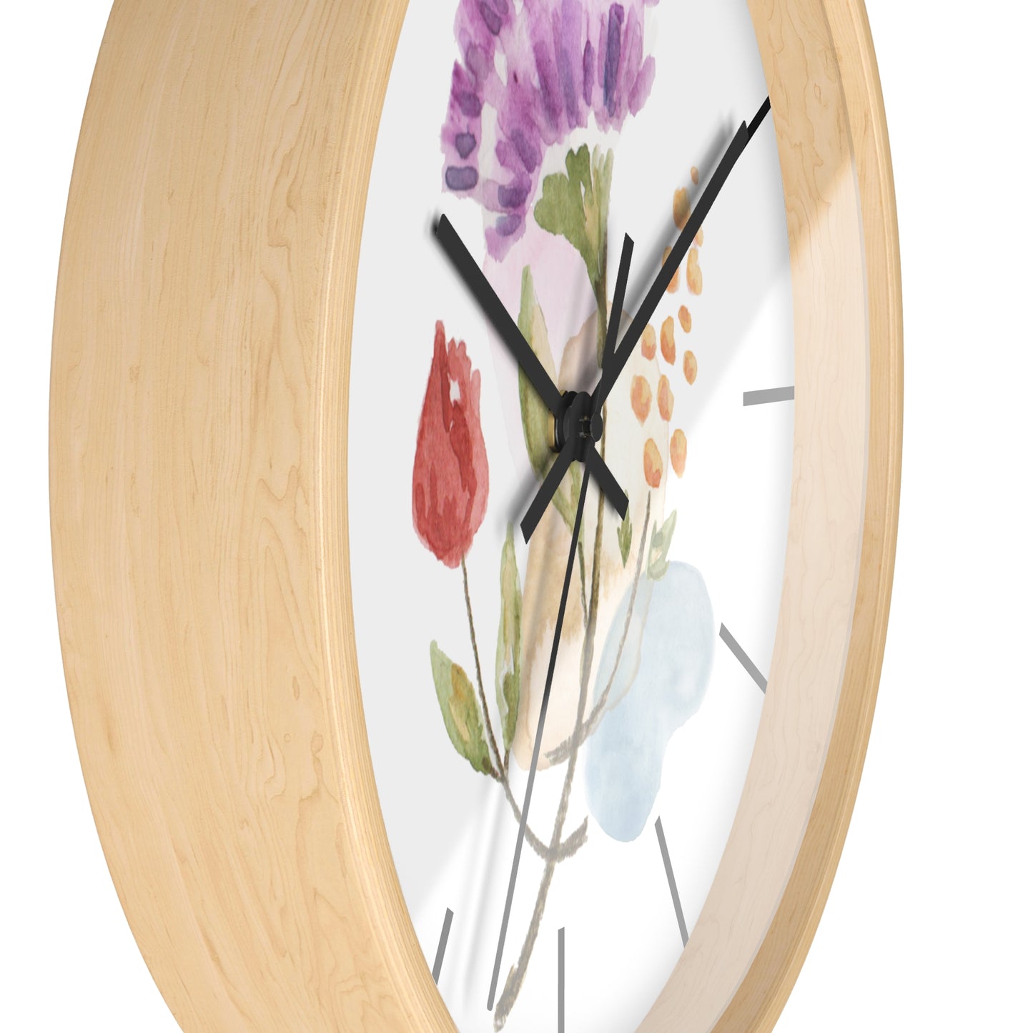 Flower Wall Clock, Wall Clock with Flower - Ultra Line