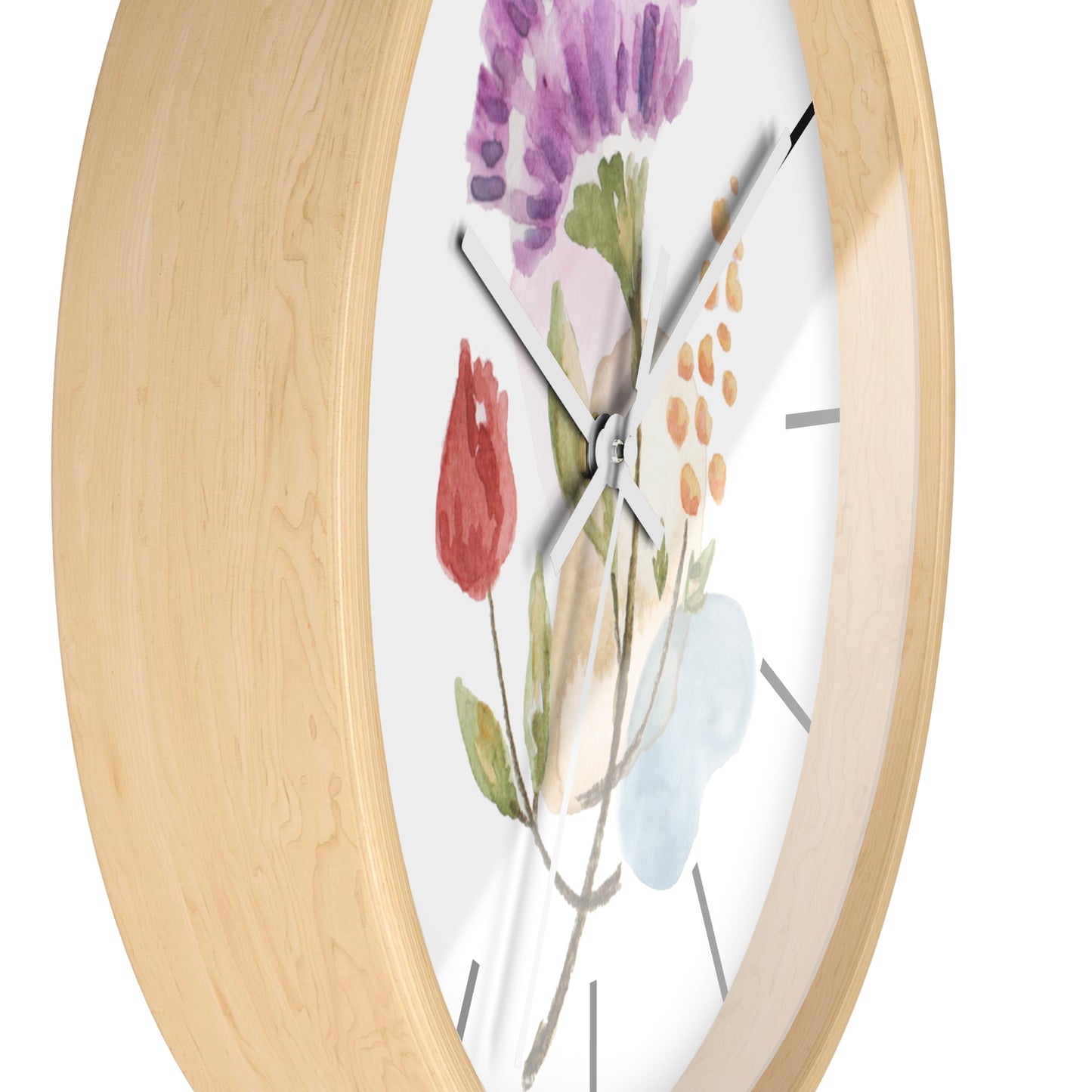 Flower Wall Clock, Wall Clock with Flower - Ultra Line
