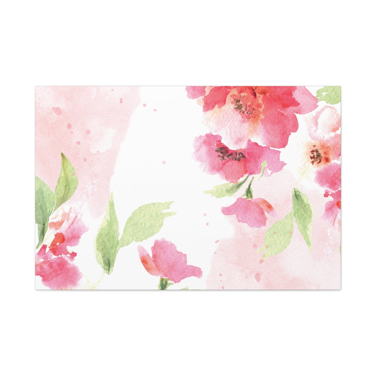 Flowers Matte Canvas, Stretched, 1.25", Canvas Art Flowers - Ultra Line