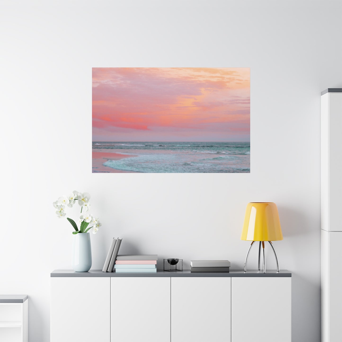 Sky Setting Matte Canvas, Stretched, 1.25", Sky on Canvas - Ultra Line