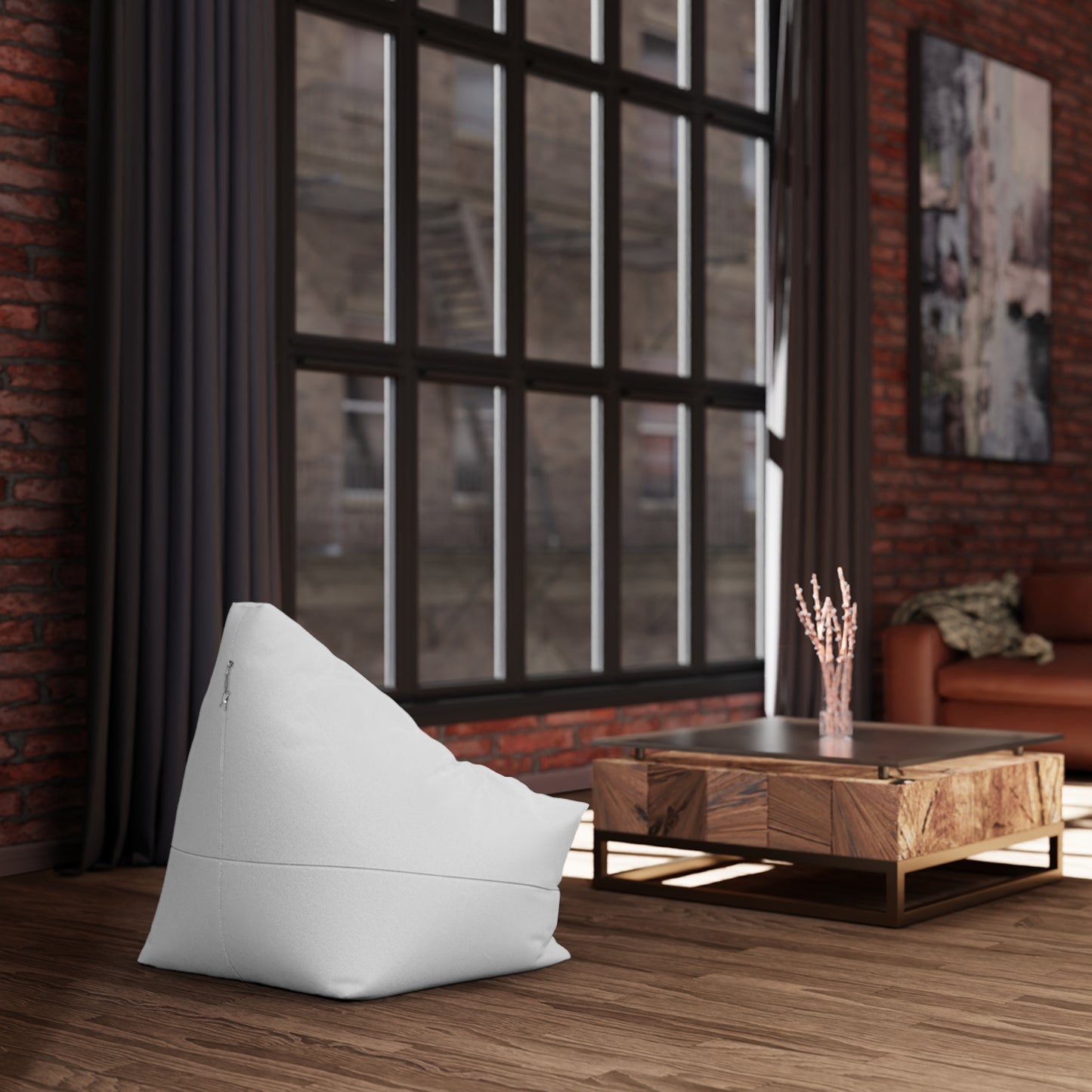 White Bean Bag Chair Cover, Bean Bag Chair Cover - Ultra Line