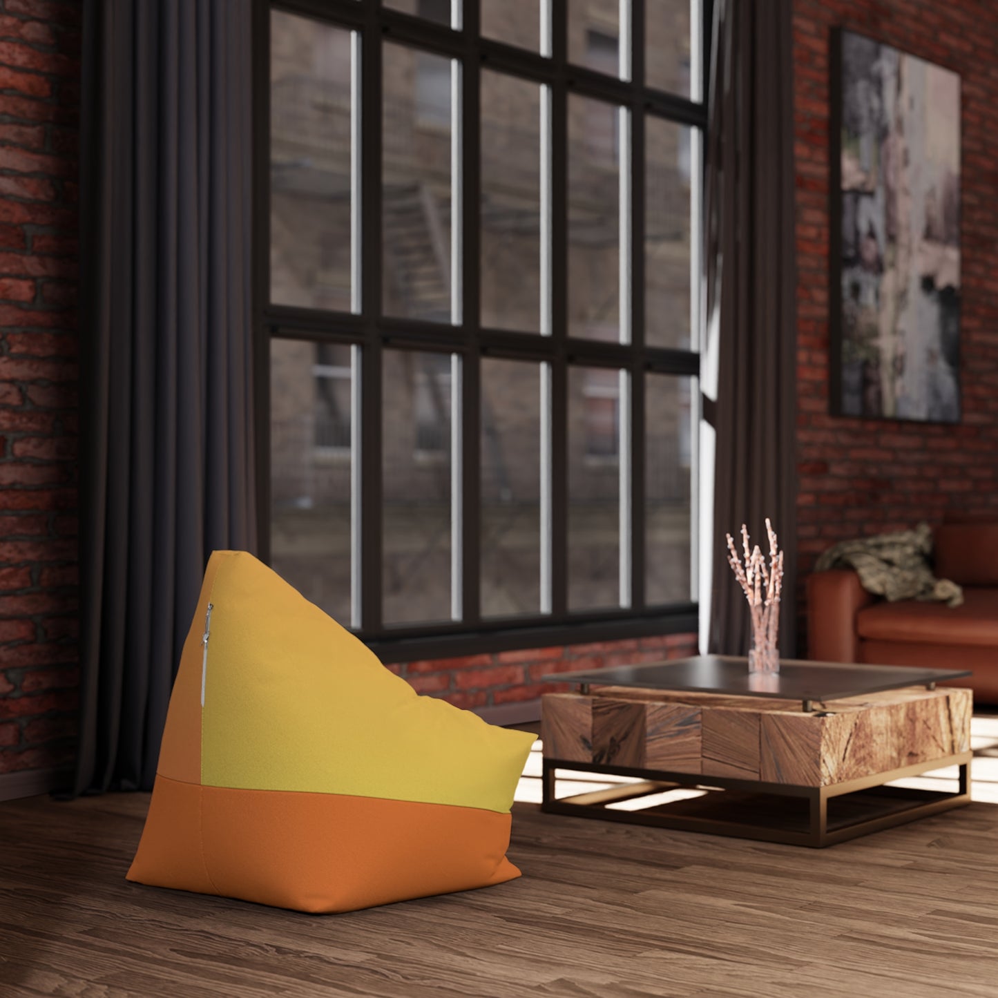 Yellow Bean Bag Chair Cover, Bean Bag Chair Cover - Ultra Line