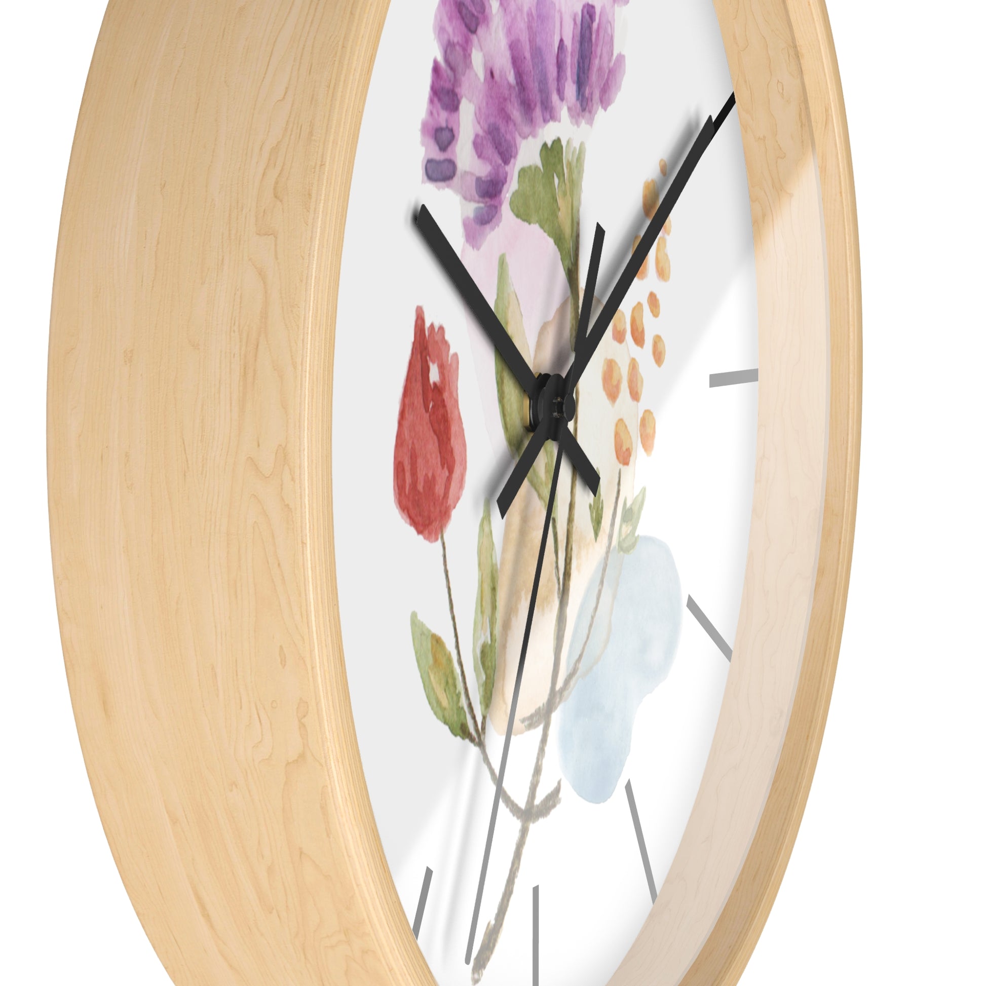 Flower Wall Clock, Wall Clock with Flower - Ultra Line