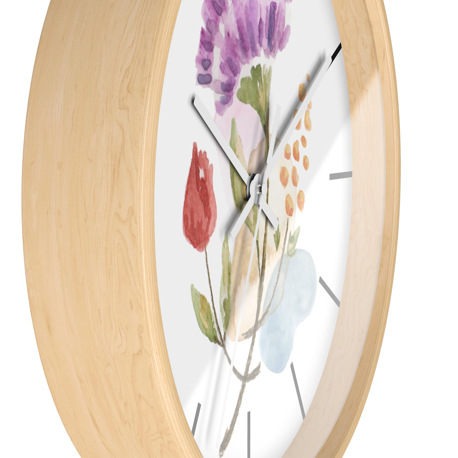 Flower Wall Clock, Wall Clock with Flower - Ultra Line
