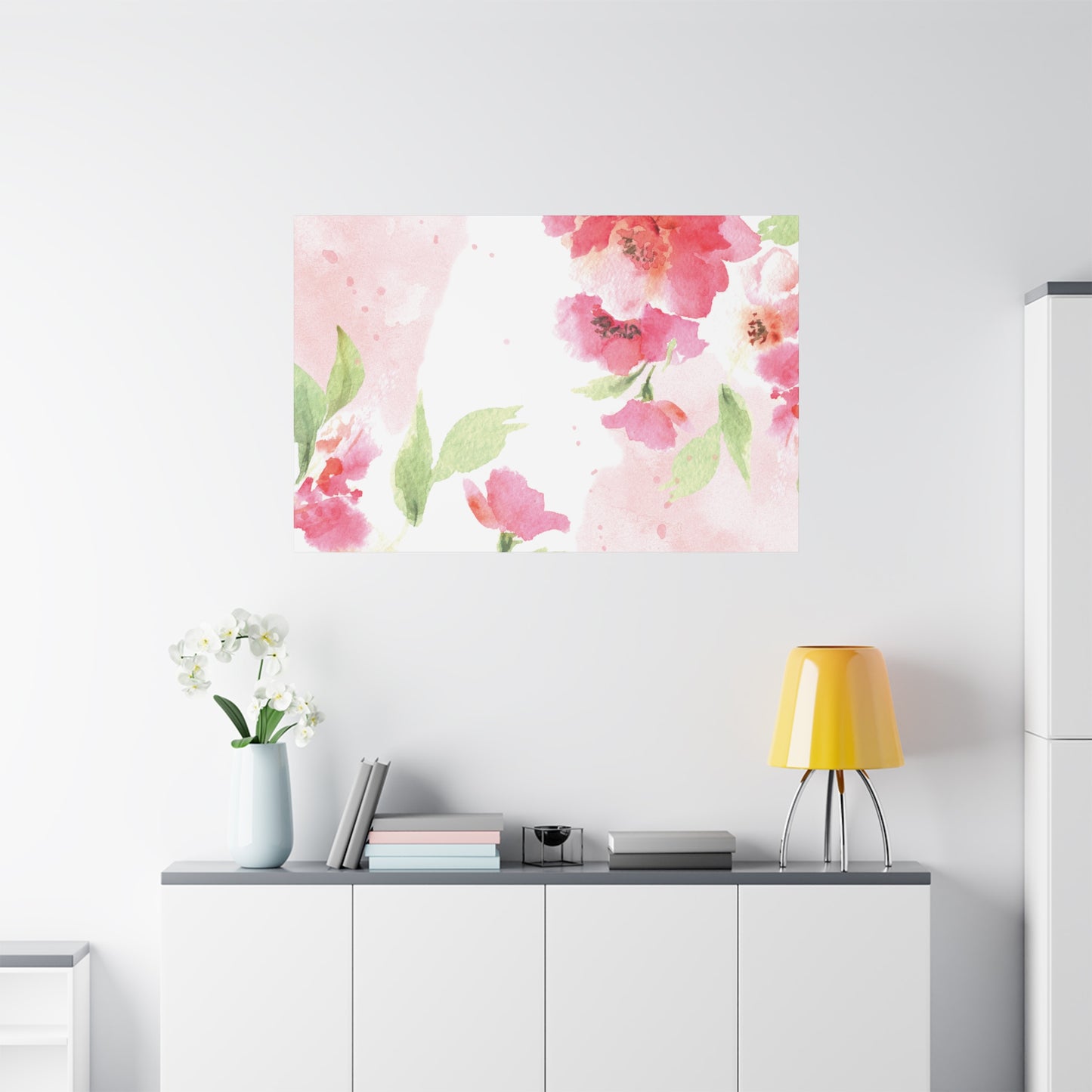 Flowers Matte Canvas, Stretched, 1.25", Canvas Art Flowers - Ultra Line