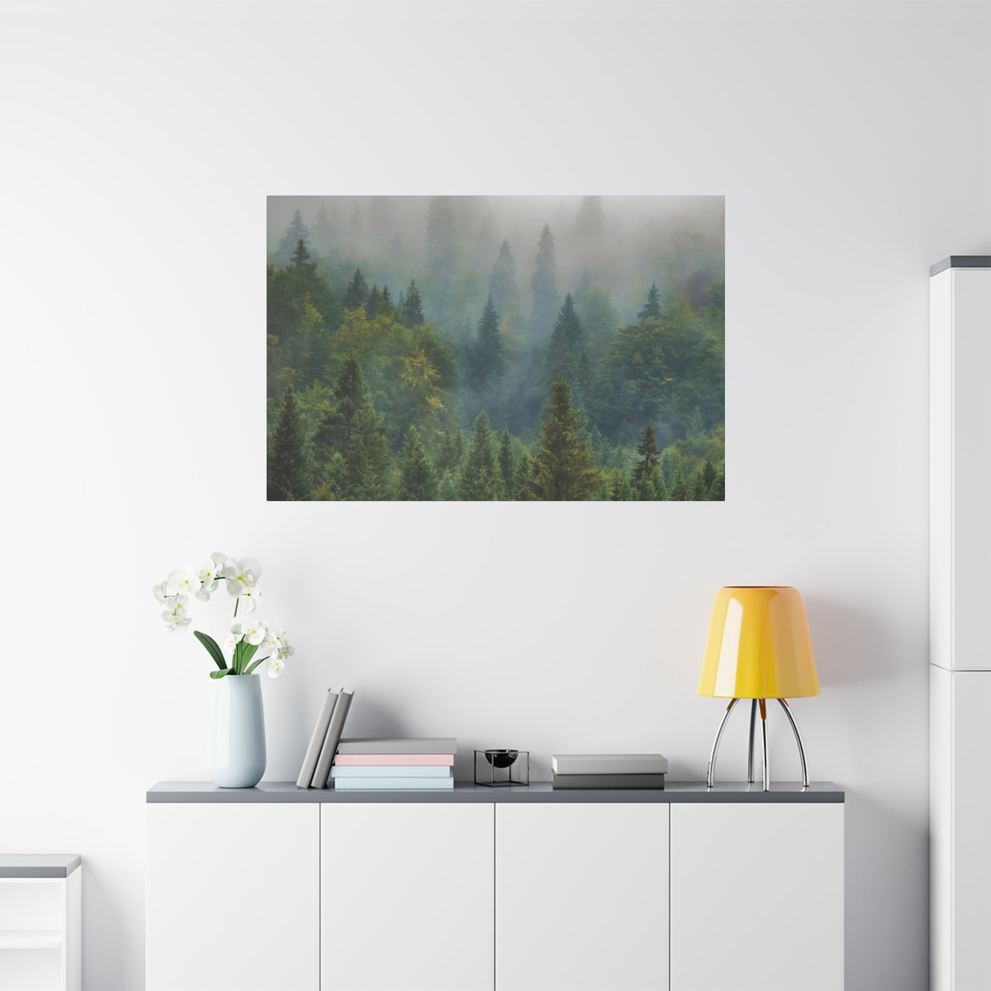 Forest Matte Canvas, Stretched, 1.25", Matte Forest Green - Ultra Line