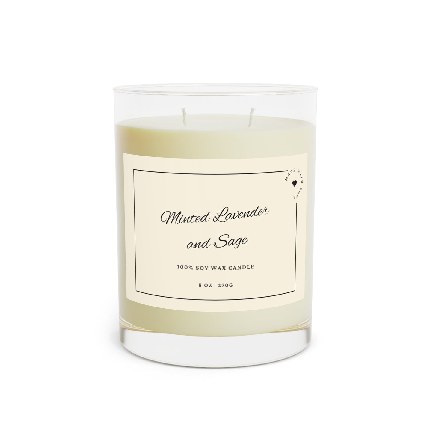 Scented Candle - Full Glass, 11oz, Best Scented Candles - Ultra Line