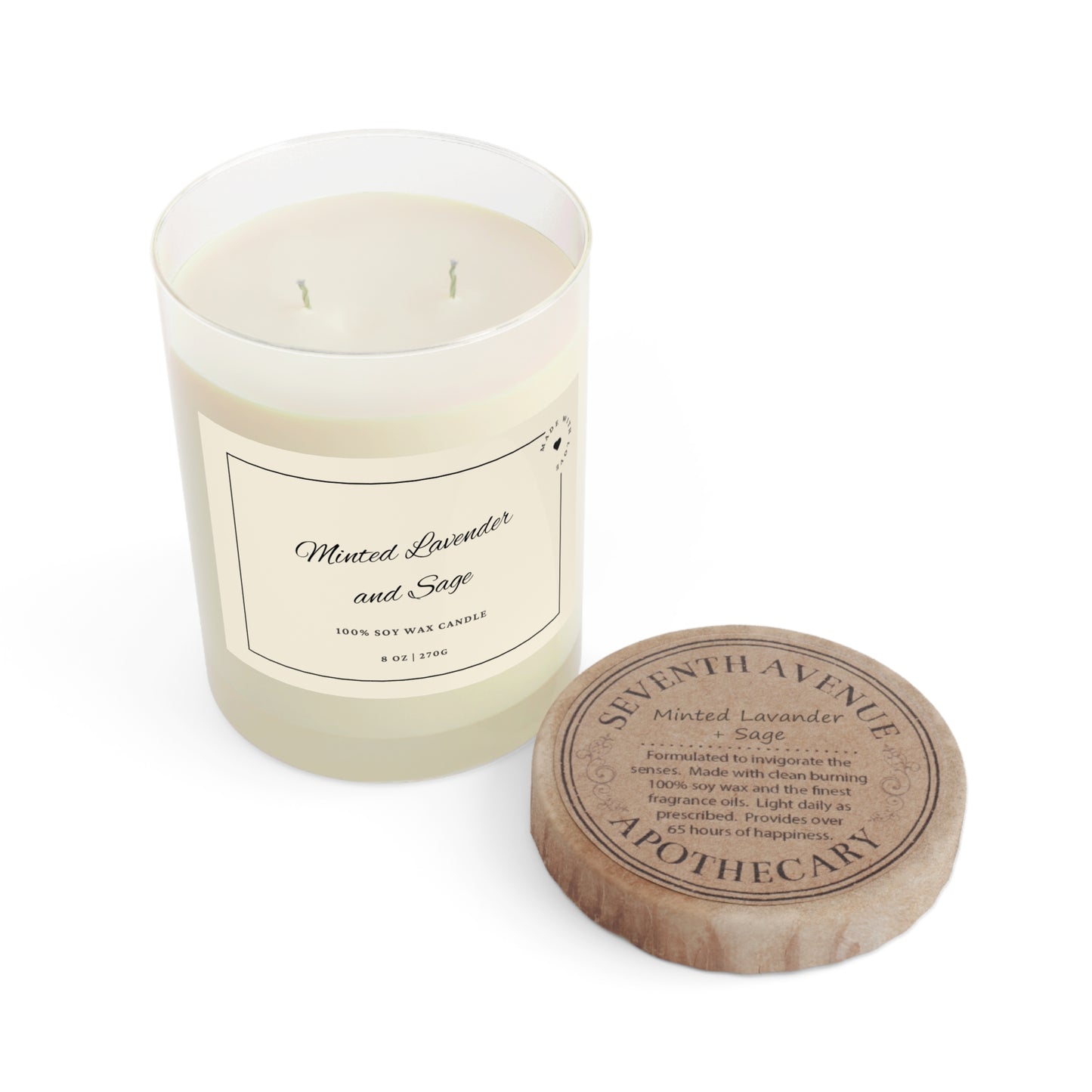 Scented Candle - Full Glass, 11oz, Best Scented Candles - Ultra Line
