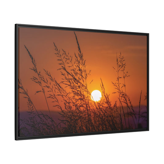 Sunsetting Matte Canvas, Black Frame, Matte Canvas - Ultra Line