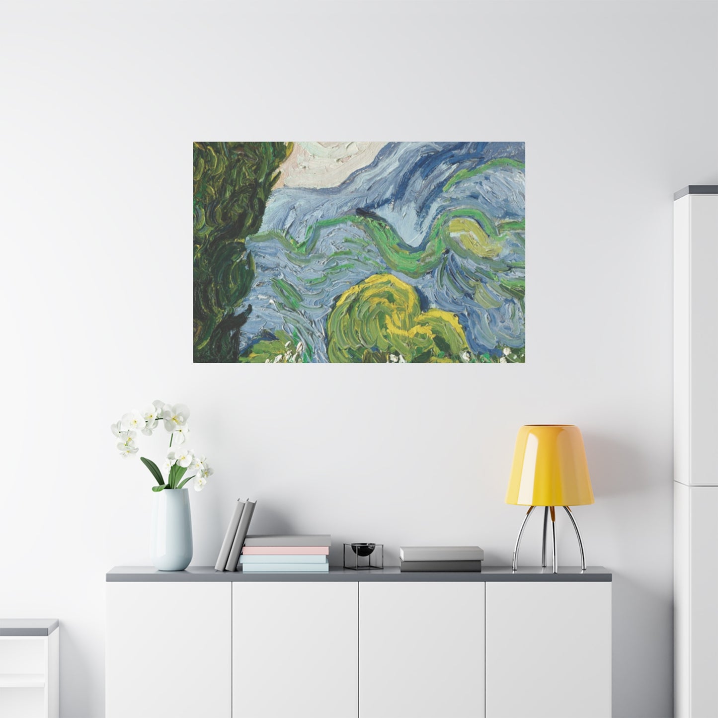 Tree Matte Canvas, Stretched, 1.25", Canvas Tree Painting - Ultra Line
