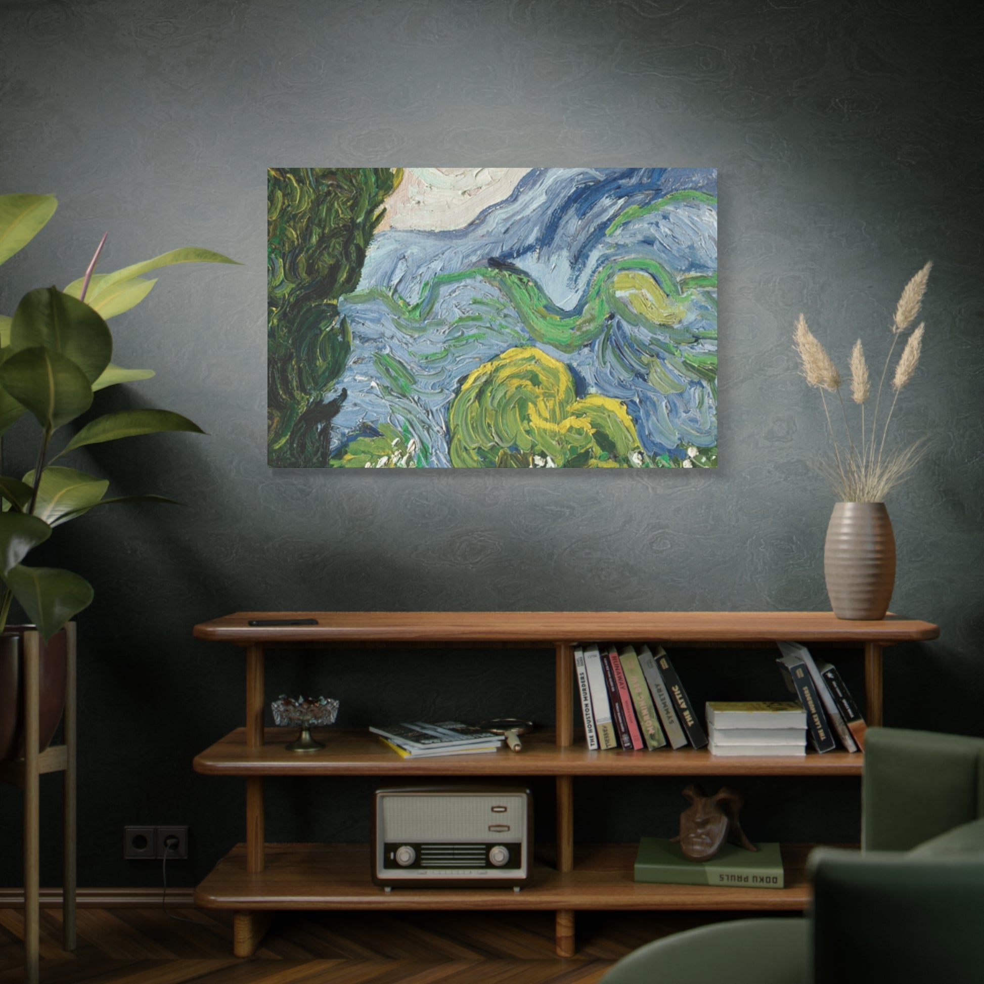 Tree Matte Canvas, Stretched, 1.25", Canvas Tree Painting - Ultra Line