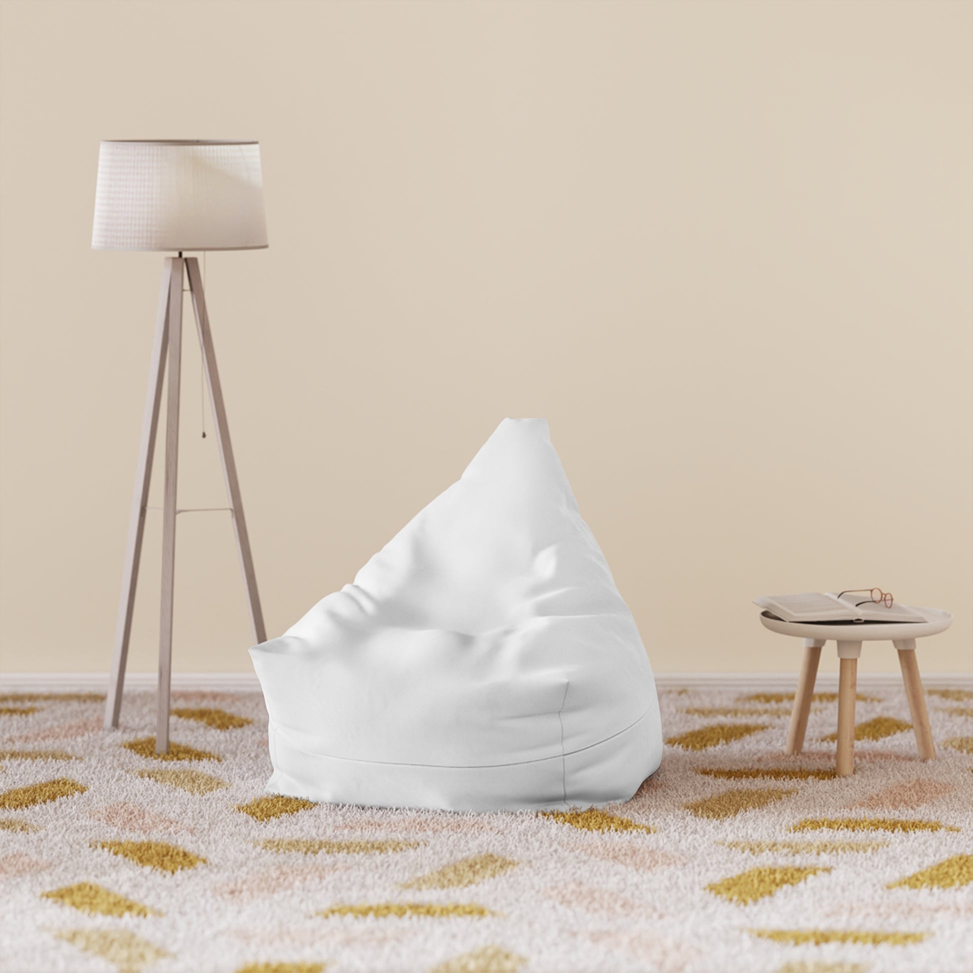 White Bean Bag Chair Cover, Bean Bag Chair Cover - Ultra Line