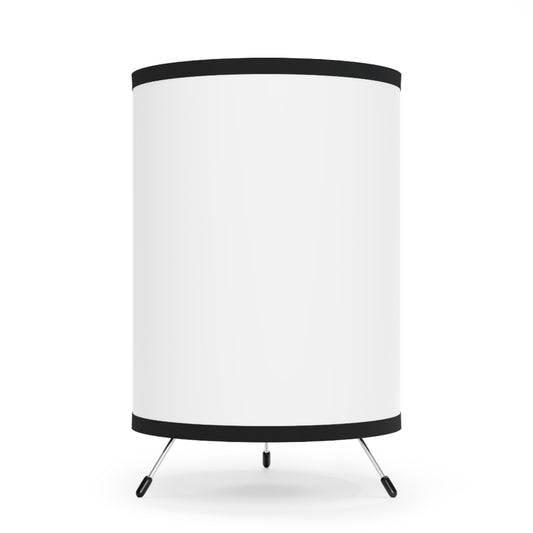 White Tripod Lamp with High-Res Printed Shade, US\CA plug, Lamp Shade Tripod - Ultra Line