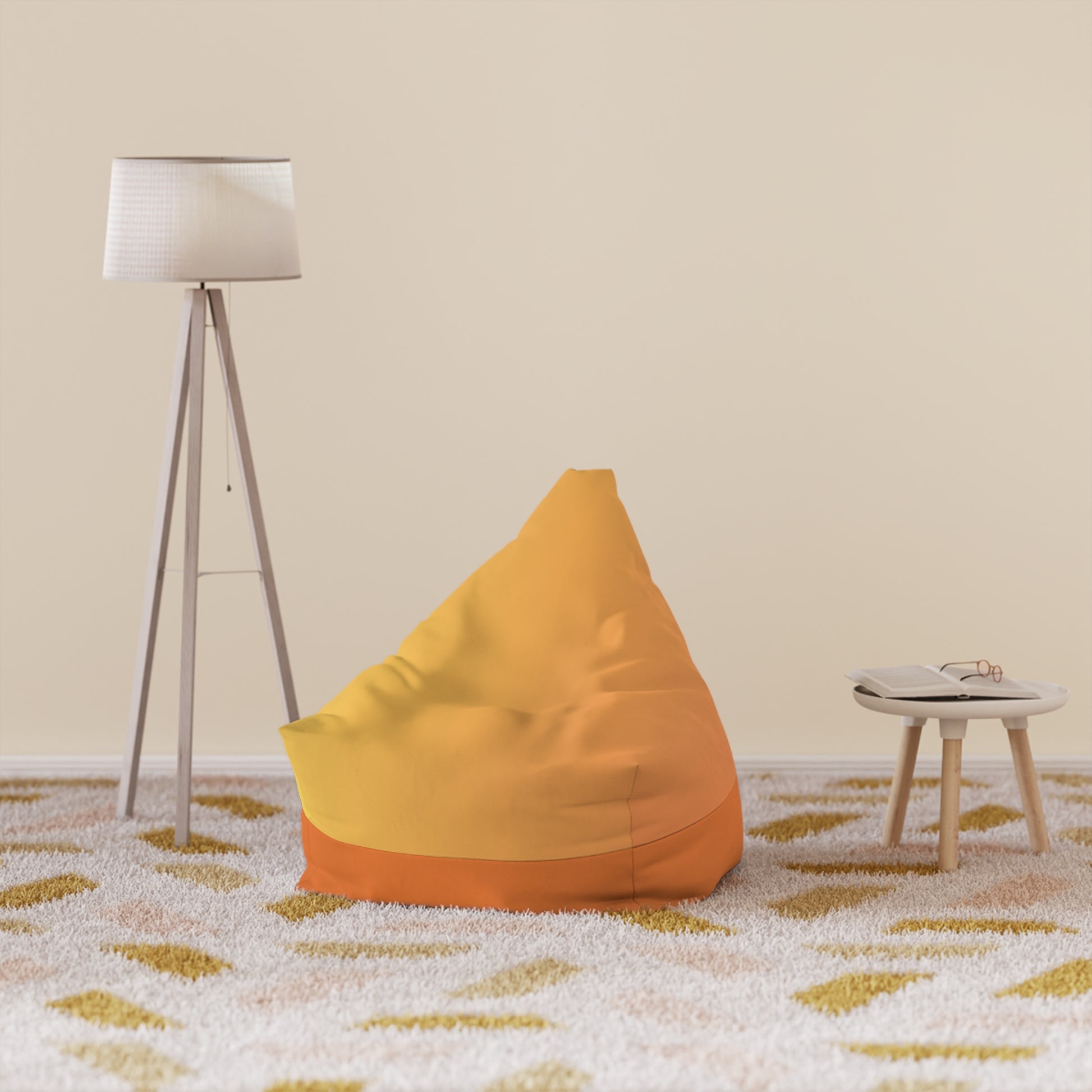 Yellow Bean Bag Chair Cover, Bean Bag Chair Cover - Ultra Line